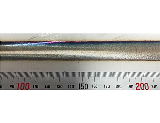 開発した接合ツールを用いたオーステナイト系ステンレス鋼の接合の例