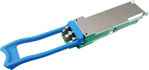 QSFP28タイプ 100Gbps光トランシーバ