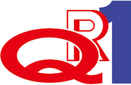 QR-1運動ロゴマーク QR:Quality & Reliability(品質と信頼性)