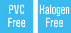 PVC Free, Halogen Free